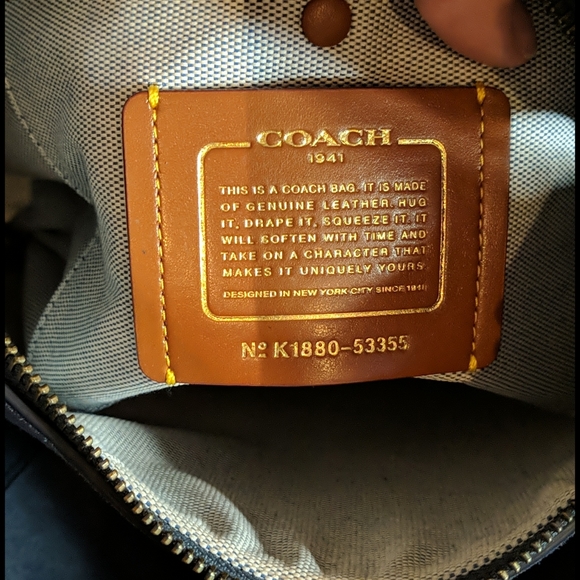 NWT: Coach Mixed Leather & Snake Harmony Carryall - Picture 6 of 12